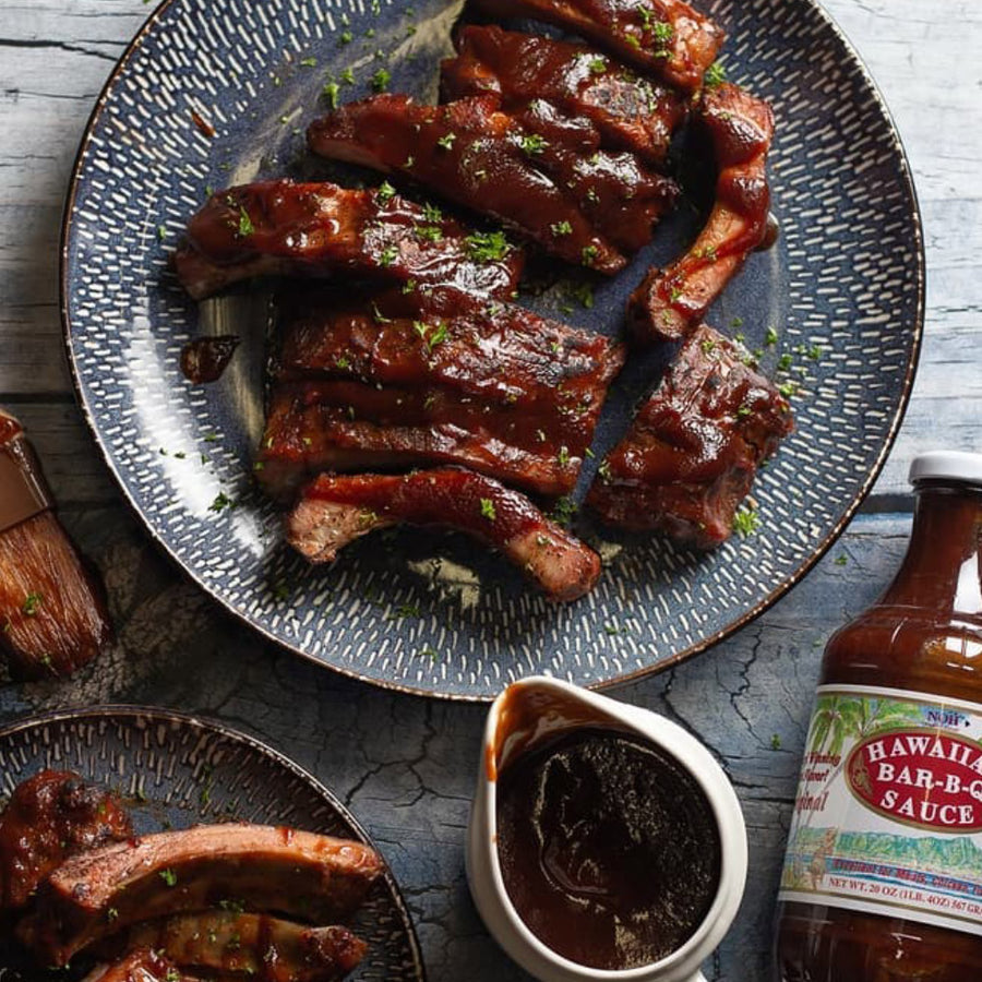 Hawaiian BBQ Ribs (or Chicken)