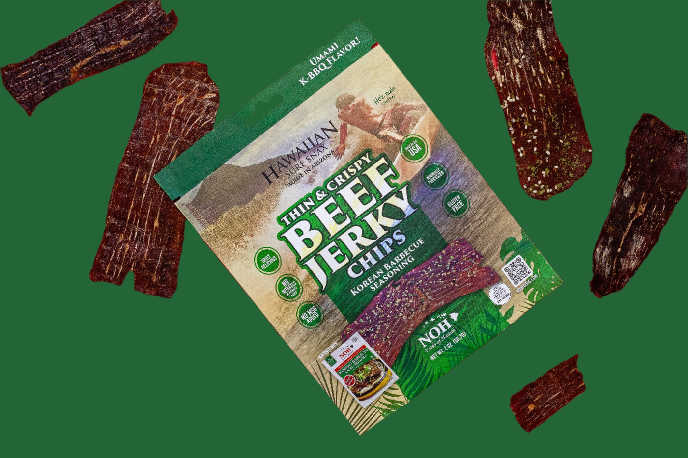 Thin & Crispy Beef Jerky Chips