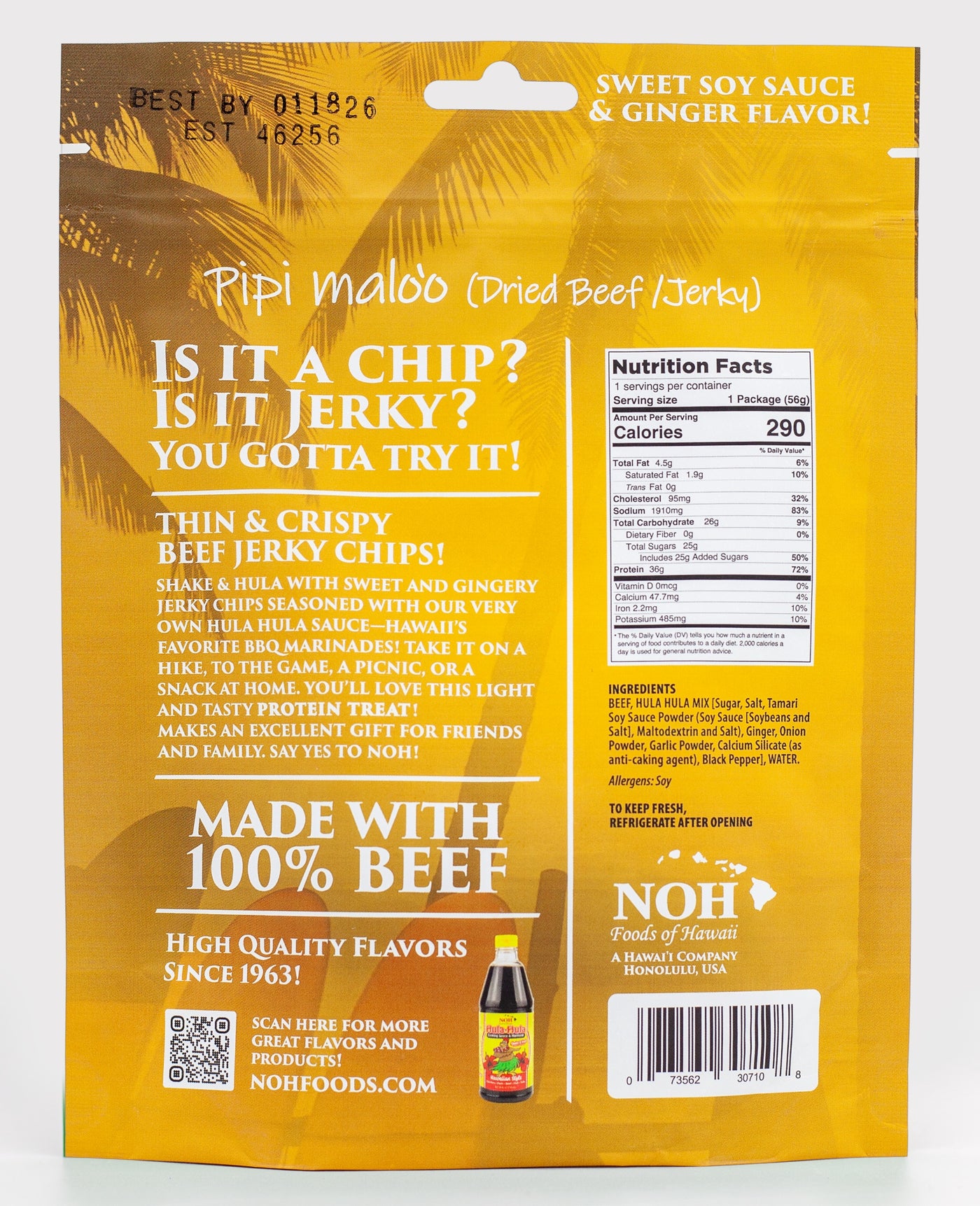 Thin & Crispy Beef Jerky Chips