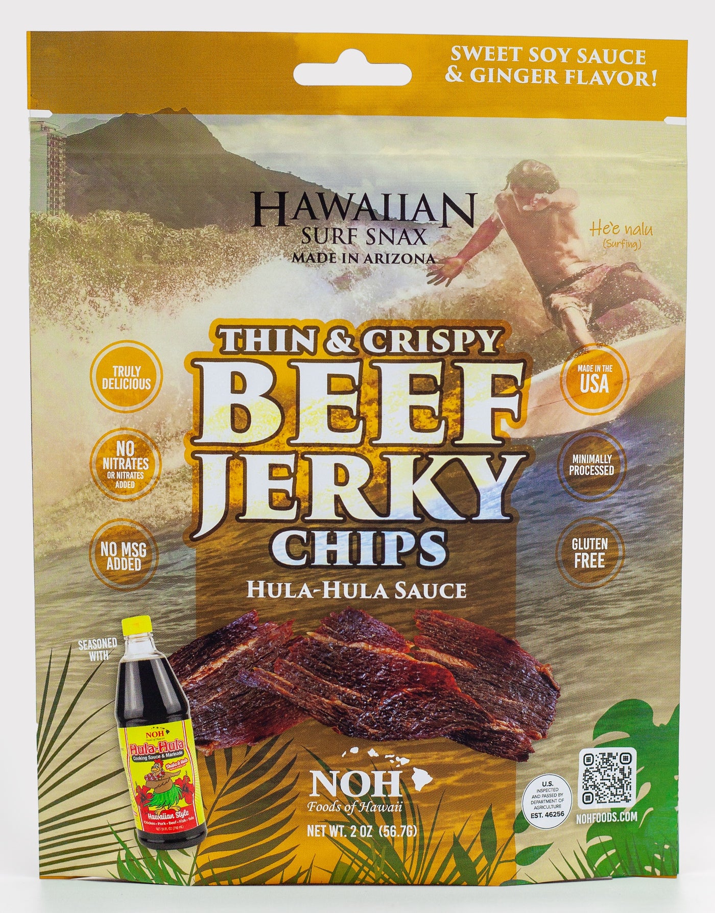 Thin & Crispy Beef Jerky Chips